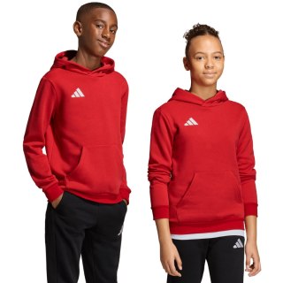Bluza dla dzieci adidas Entrada 26 Hoody czerwona JZ6568