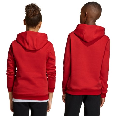 Bluza dla dzieci adidas Entrada 26 Hoody czerwona JZ6568