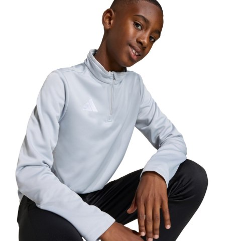 Bluza dla dzieci adidas Entrada 26 Training Top jasnoszara JZ6637