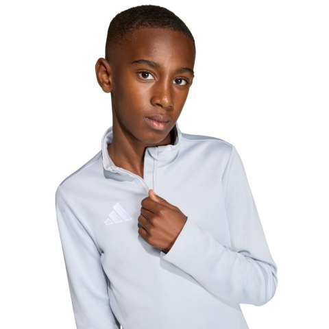 Bluza dla dzieci adidas Entrada 26 Training Top jasnoszara JZ6637