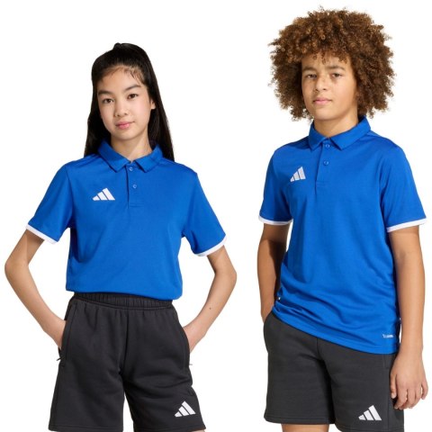 Koszulka dla dzieci adidas Entrada 26 Polo niebieska JZ6625