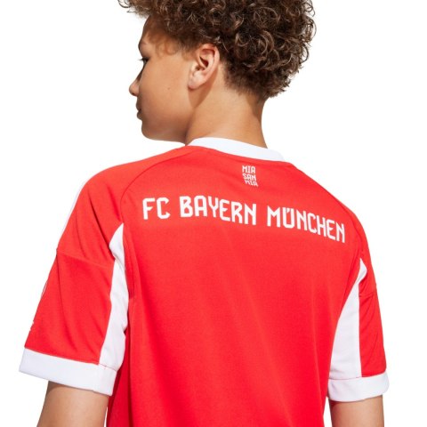 Koszulka dla dzieci adidas FC Bayern 25/26 Home czerwona JN8525