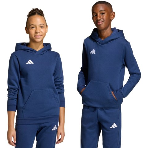 Bluza dla dzieci adidas Entrada 26 Hoody granatowa JZ6567