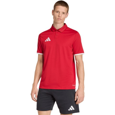 Koszulka męska adidas Entrada 26 Polo czerwona JZ6664