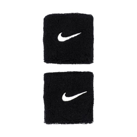 Frotki na rękę Nike Swoosh Wristbands 2 szt. czarne N1012405010OS