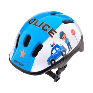 Kask rowerowy Meteor KS06 Police rozm. S 48-52 cm 17443