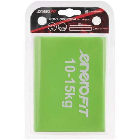 Taśma do aerobiku Enero 2000x150x0,40mm 10-15kg zielona