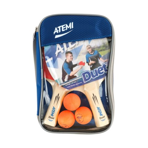 Zestaw rakietek do ping ponga Atemi Duet 2 rakietki,3 piłeczki*