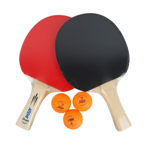 Zestaw rakietek do ping ponga Atemi Duet 2 rakietki,3 piłeczki*