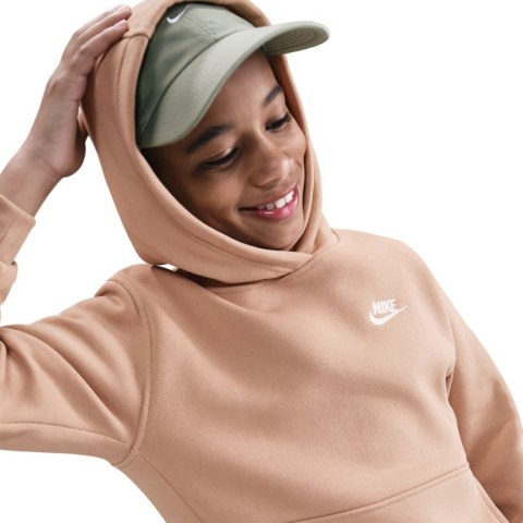 Bluza dla dzieci Nike Sportswear Club Fleece beżowa FD3000 200