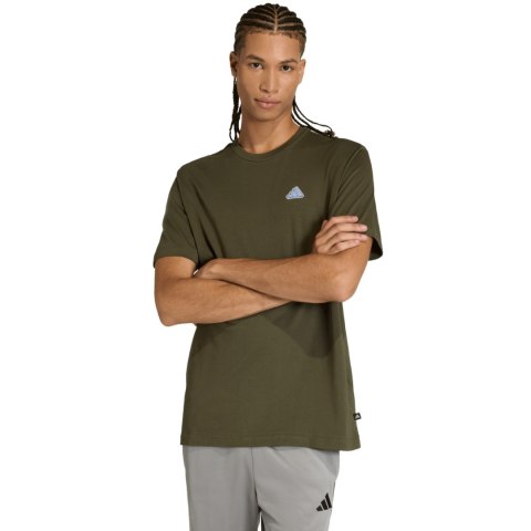Koszulka męska adidas Color Icon Graphic oliwkowa KT4448