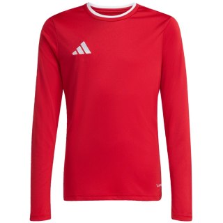 Koszulka dla dzieci adidas Entrada 26 Long Sleeve Jersey czerwona KF5878