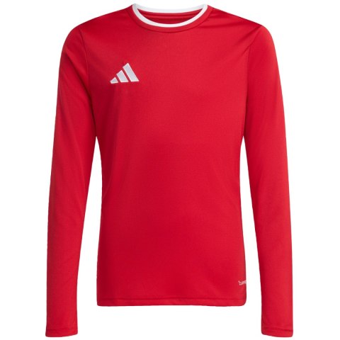 Koszulka dla dzieci adidas Entrada 26 Long Sleeve Jersey czerwona KF5878