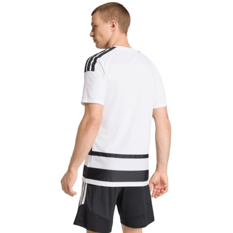 Koszulka męska adidas Hooped 26 Jersey biało-czarna KS6949
