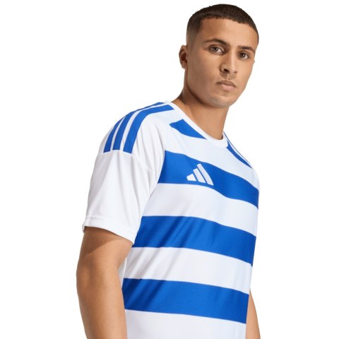 Koszulka męska adidas Hooped 26 Jersey biało-niebieska KF3389