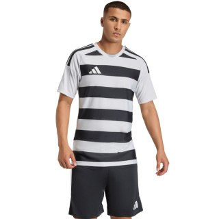 Koszulka męska adidas Hooped 26 Jersey szaro-czarna KF3396
