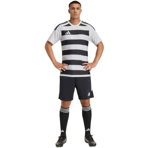 Koszulka męska adidas Hooped 26 Jersey szaro-czarna KF3396