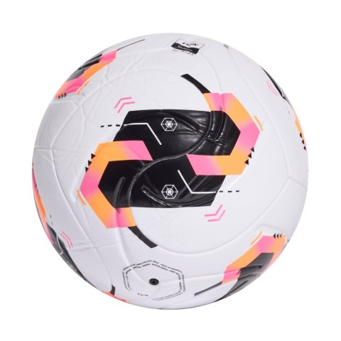 Piłka nożna adidas Conext 26 League biało-czarno-pomarańczowa KE5865