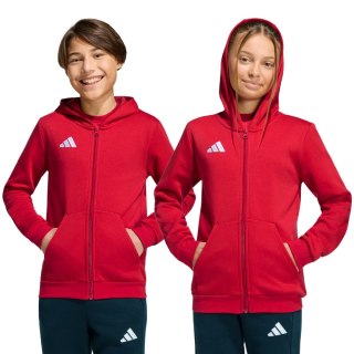Bluza dla dzieci adidas Entrada 26 Full Zip Hoodie czerwona KH1781