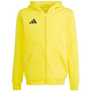 Bluza dla dzieci adidas Entrada 26 Full Zip Hoodie żółta KH1777