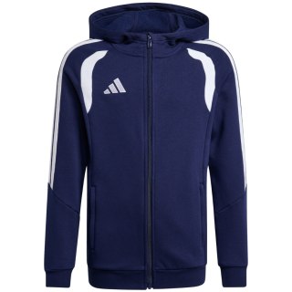 Bluza dla dzieci adidas Tiro 26 League Sweat Full Zip Hoodie granatowa KF3322