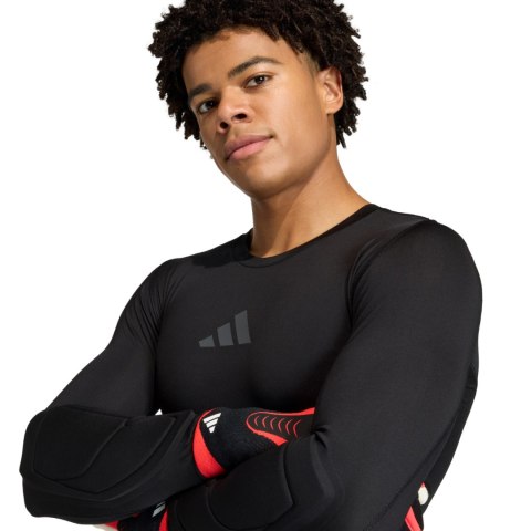 Koszulka bramkarska męska adidas Padded Goalkeeper Base Layer czarna KA1677
