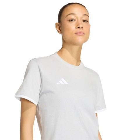 Koszulka damska adidas Entrada 26 Tee szara JZ6680