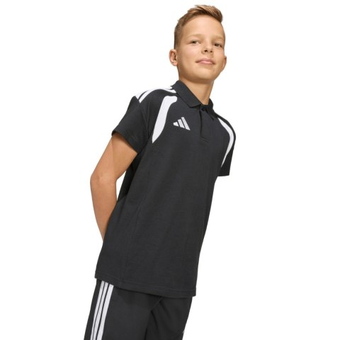Koszulka dla dzieci adidas Tiro 26 League Polo czarna KF3407