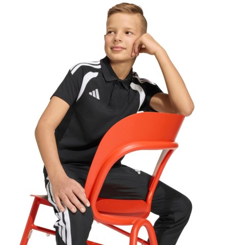 Koszulka dla dzieci adidas Tiro 26 League Polo czarna KF3407