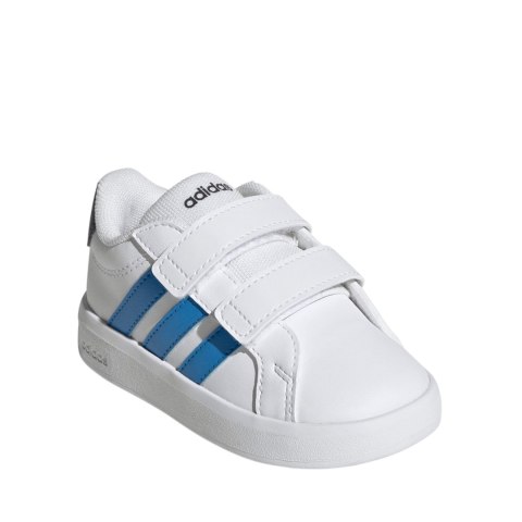 Buty dla dzieci adidas Grand Court 3.0 Infants białe HP3536