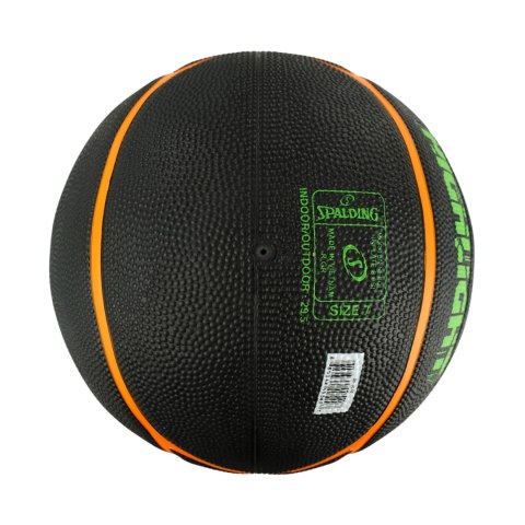 Piłka do koszykówki Spalding Highlight czarno-zielono-pomarańczowa 84354Z
