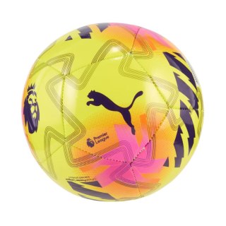 Piłka nożna Puma Orbita Mini Premier League Lights żółto-różowa 84722 01