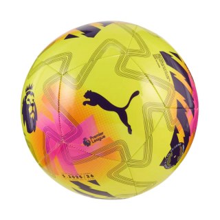 Piłka nożna Puma Orbita Play Premier League Lights żółto-różowa 84718 01