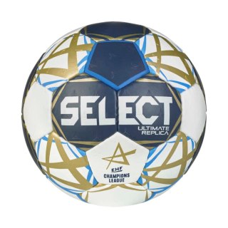 Piłka ręczna Select Ultimate Champions League Replica 2 v25 Official EHF biało-granatowo-złota 13519