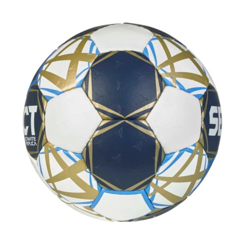 Piłka ręczna Select Ultimate Champions League Replica 2 v25 Official EHF biało-granatowo-złota 13519
