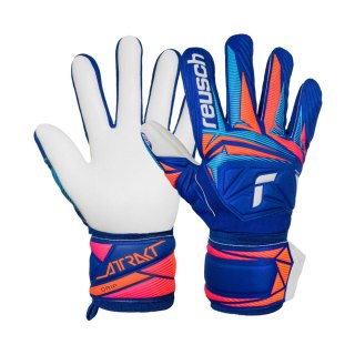 Rękawice bramkarskie Reusch Attrakt Grip niebieskie 5670815 4126