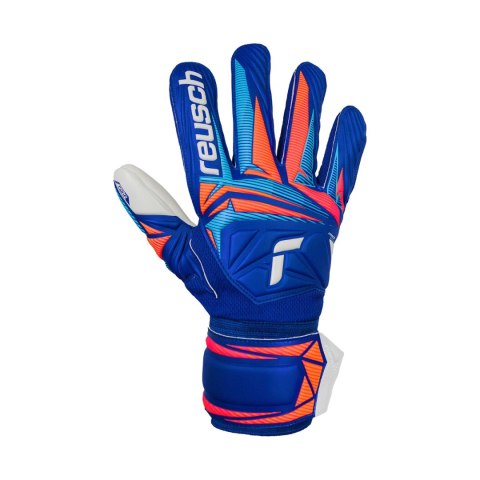 Rękawice bramkarskie Reusch Attrakt Grip niebieskie 5670815 4126