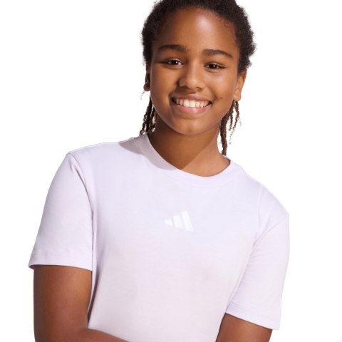 Koszulka dla dzieci adidas Essentials fioletowa KS0405