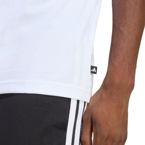 Koszulka męska adidas Camo Modern Logo Graphic biała JZ7493
