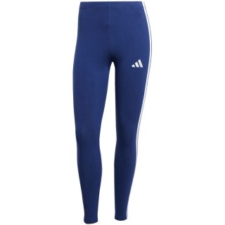 Legginsy damskie adidas Essentials 3-Stripes Cotton ciemnoniebieskie JE0067