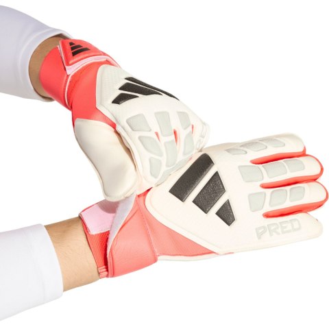Rękawice bramkarskie adidas Predator Match biało-czerwone KA7783
