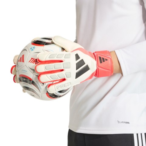 Rękawice bramkarskie adidas Predator Match biało-czerwone KA7783