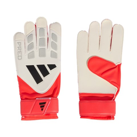 Rękawice bramkarskie adidas Predator Training biało-czerwone JY6311