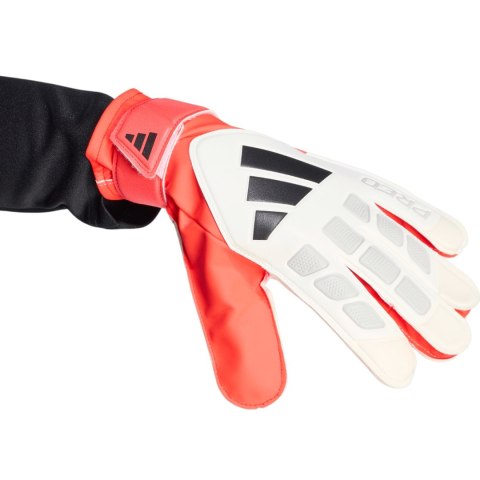 Rękawice bramkarskie adidas Predator Training biało-czerwone JY6311