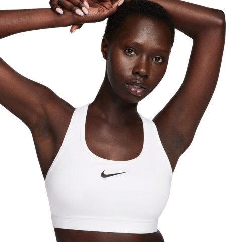 Stanik sportowy Nike Swoosh Medium Support biały DX6821 100