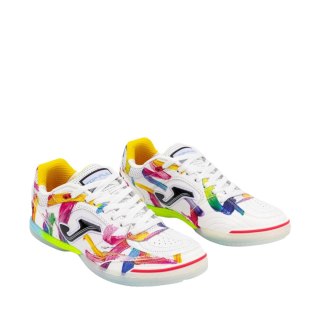 Buty piłkarskie Joma Top Flex Indoor 2676 białe TOPS2676IN