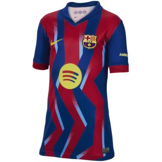Koszulka dla dzieci Nike FC Barcelona Stadium 25/26 granatowo-czerwona FZ1307 432