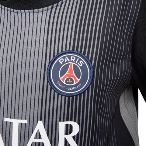 Koszulka dla dzieci Nike PSG Goalkeeper Stadium 2025/26 czarna HJ5267 010