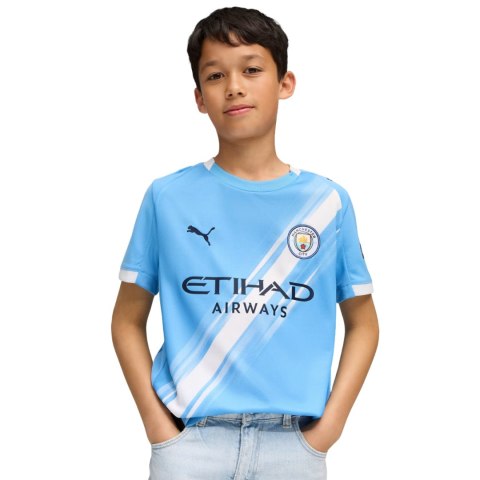 Koszulka dla dzieci Puma MCFC Home Jersey Replica błękitna 780341 01