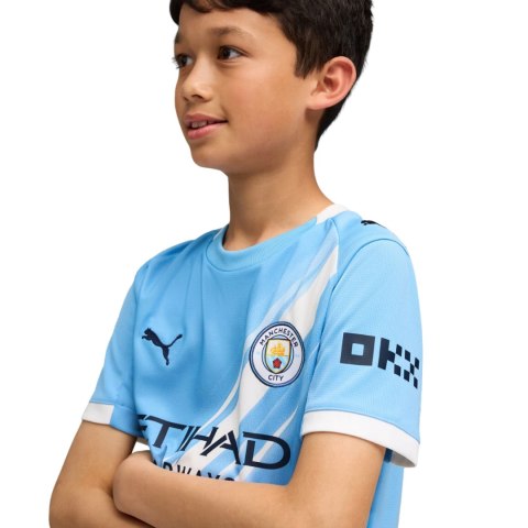 Koszulka dla dzieci Puma MCFC Home Jersey Replica błękitna 780341 01